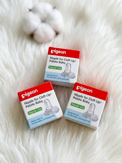 Pigeon Silicone Nipple Cleft Plate-Regular size