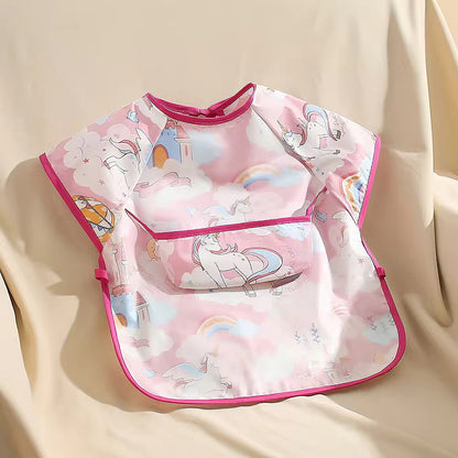 Baby cloth half sleeve bib.