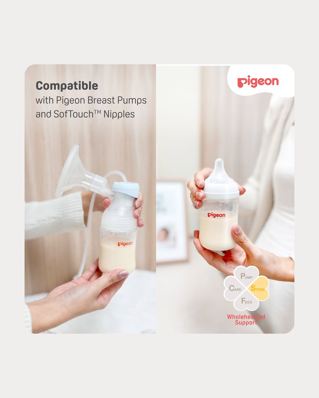 Pigeon Breastmilk Storage Bottles.(MADE IN JAPAN)