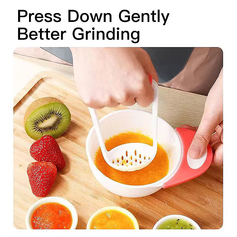 Baby food grinding bowl .