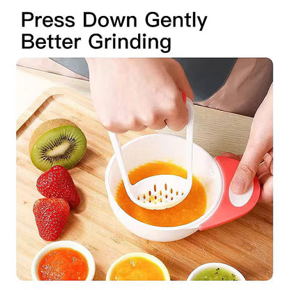 Baby food grinding bowl .