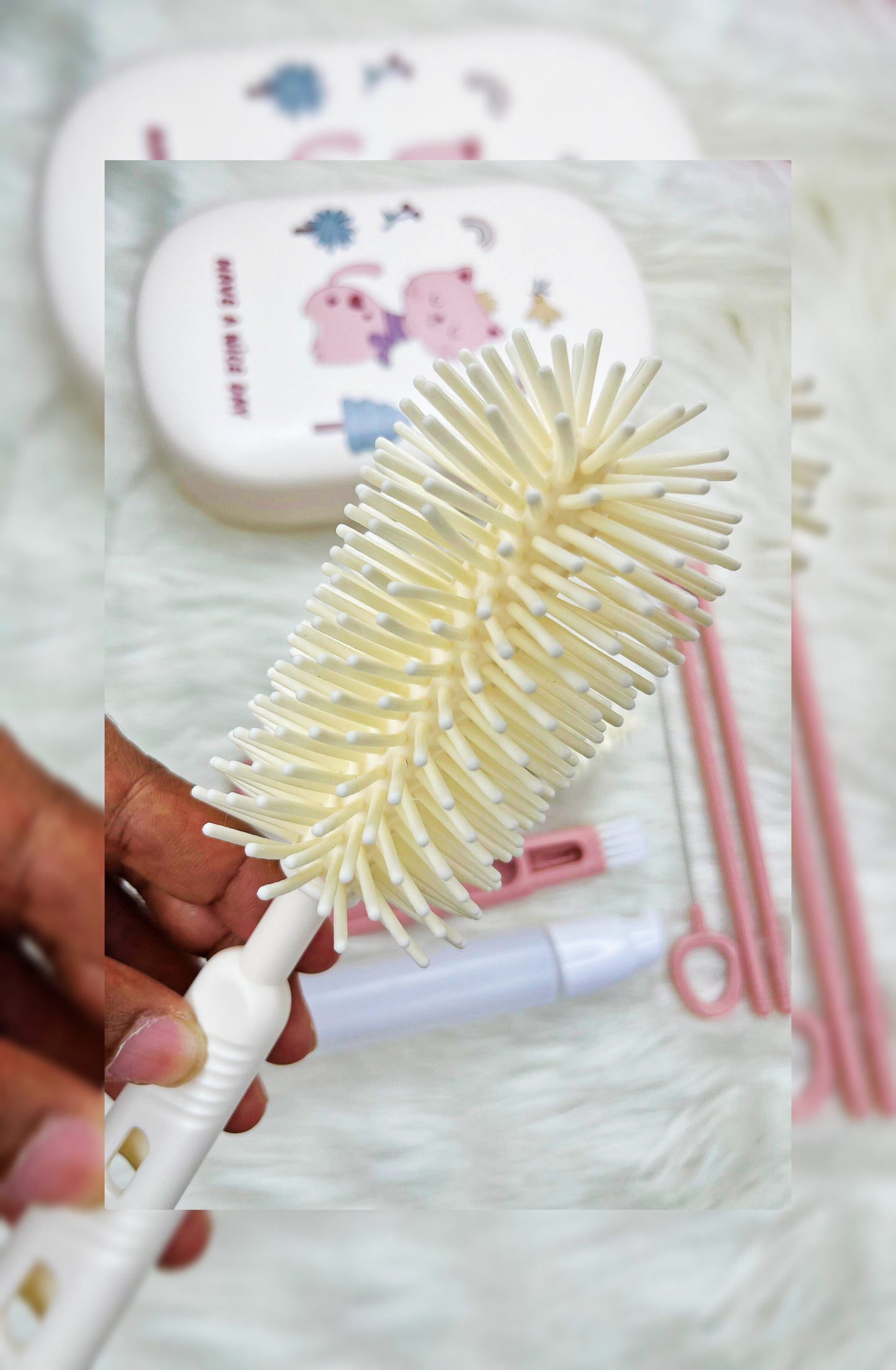 Bottle brush Travel set.