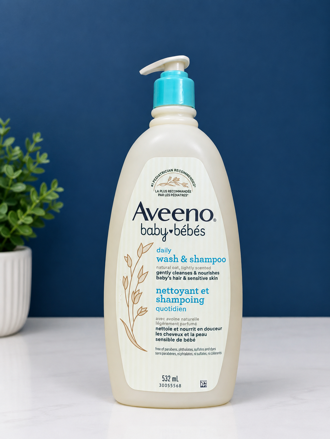Aveeno Baby Daily Wash & Shampoo – 532 mL