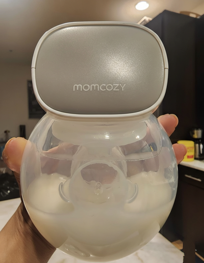 Momcozy hospital grade single wearable breast pump. Model: s9 pro