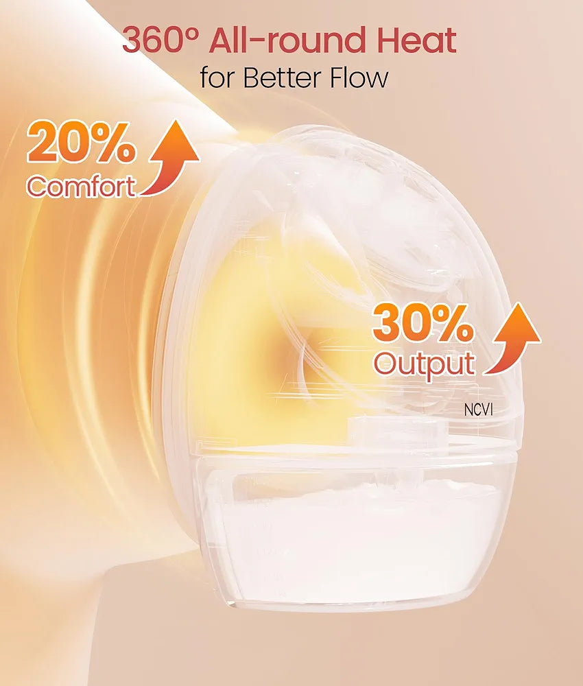 NCVI Wearable (Heated)Breast Pump(8161) (US verient)