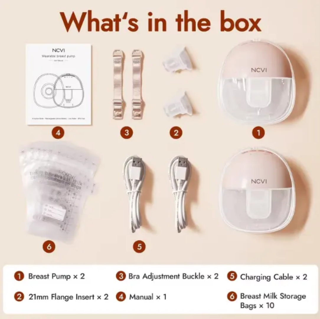NCVI double wearable breast pump Model 8111.(US verient)
