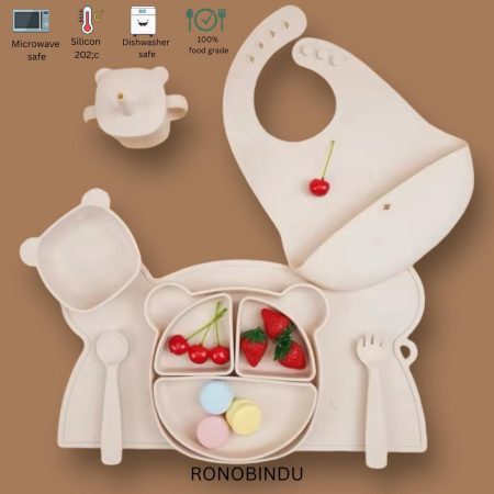 Mealtime Made Easy and and fun – Silicone Baby Feeding Set 🍽️